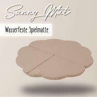 "Sunny Bloom" wasserfeste Spielmatte 115x115x5cm