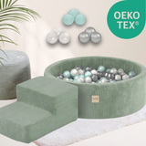 "Bally Step" Bällebad 90x30cm mit Stufe & 200 Bällen