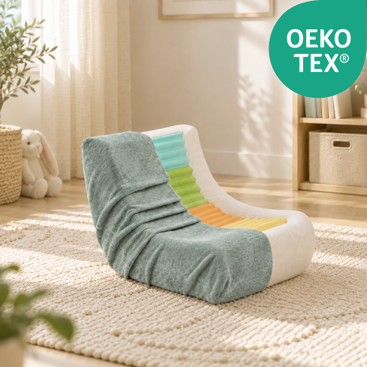 "Nilly Mooni" Ergonomischer Lounge-Sessel mit 4-Zonen-System