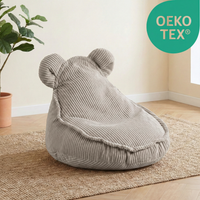 "Huggy Bear" Sitzsack mit Ohren für Kinder 68x45cm