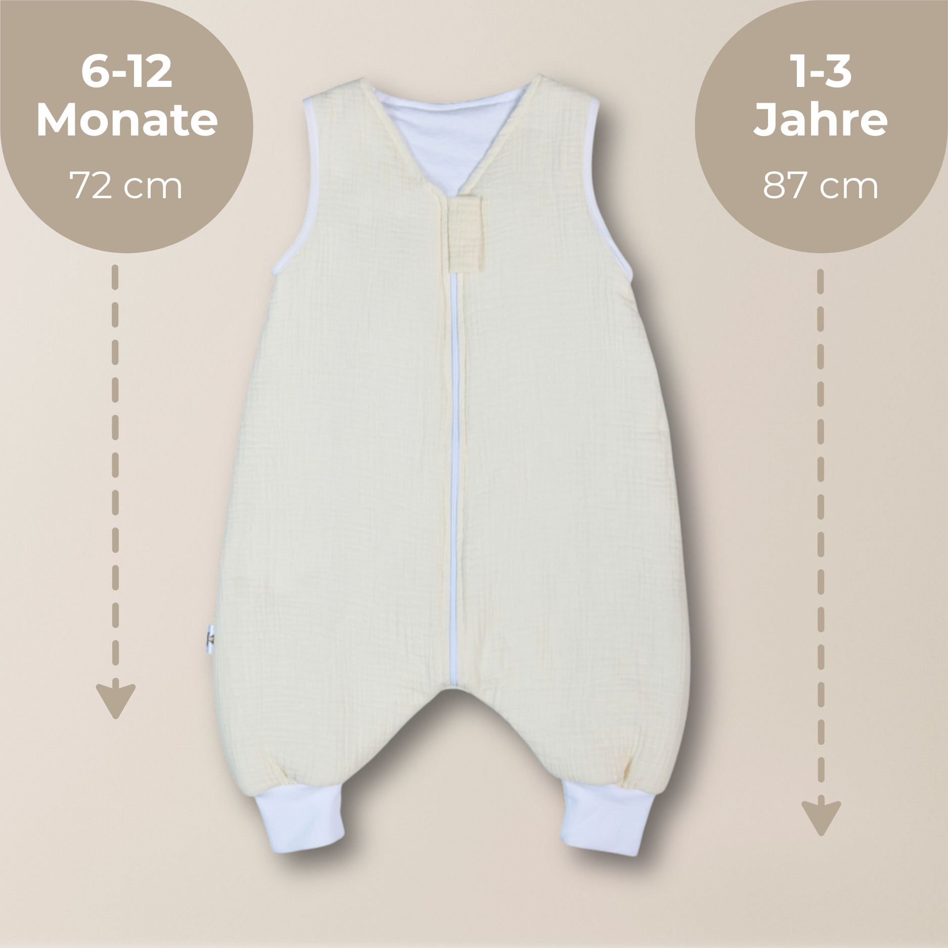 YappyBuzz Baby- und Kinderschlafsack mit Beinen