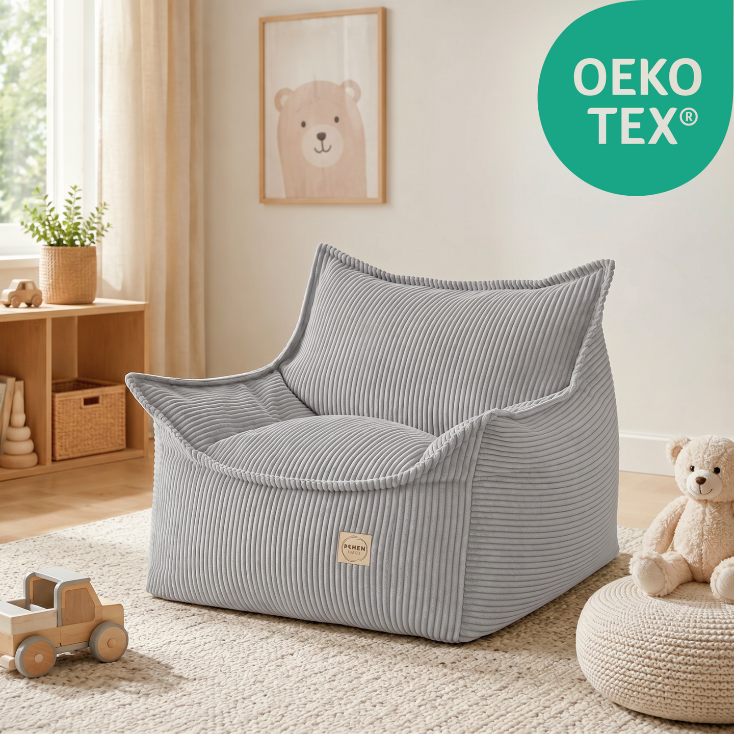 "Cordy Throne" bequemer Kinder-Relaxsessel 80x73x58cm