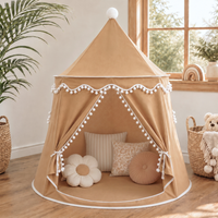 Play tent - breathable made of cotton &amp; hemp