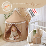 Play tent - breathable made of cotton &amp; hemp