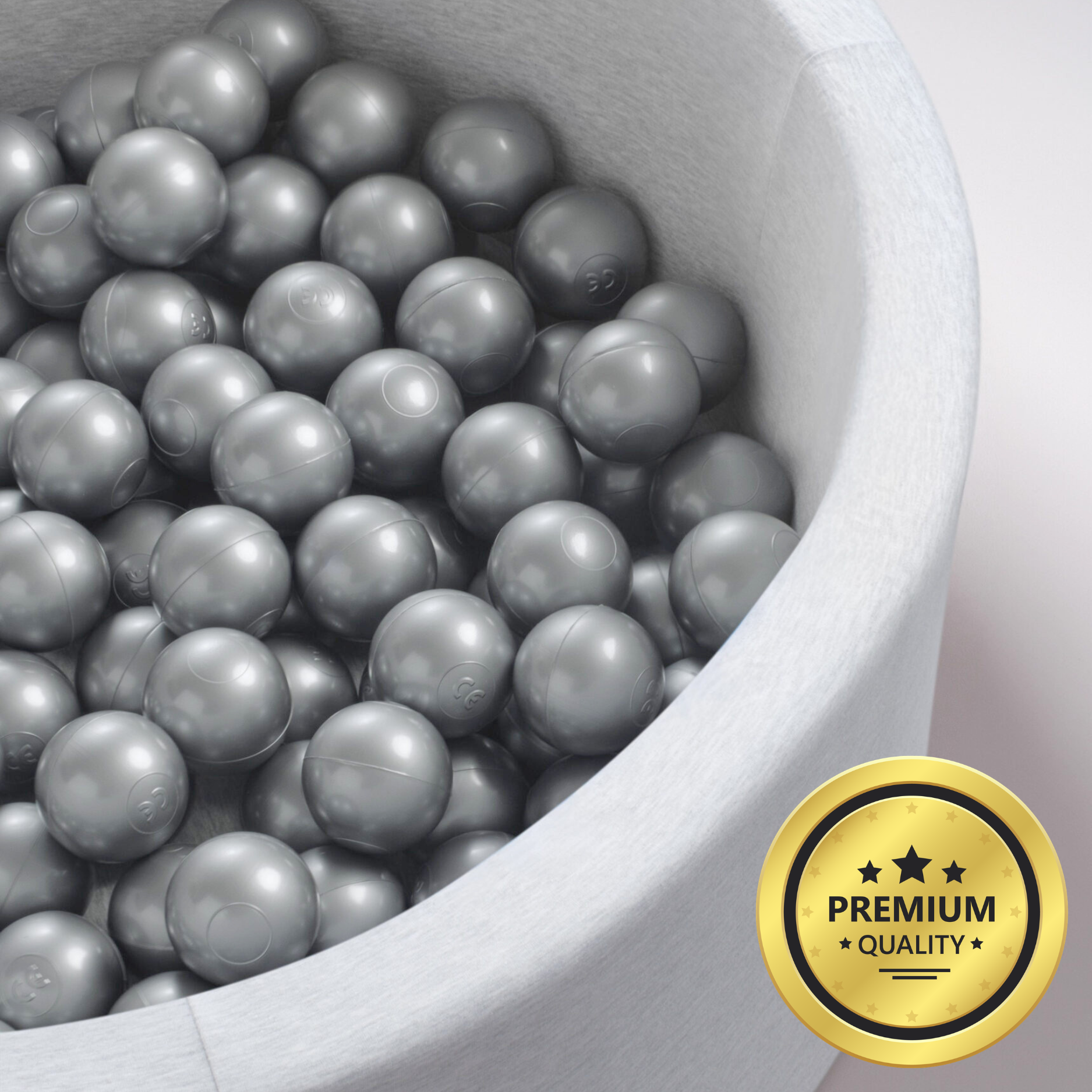 "Pure Balls" 200 einfärbige Bällebad-Bälle, CE-zertifiziert