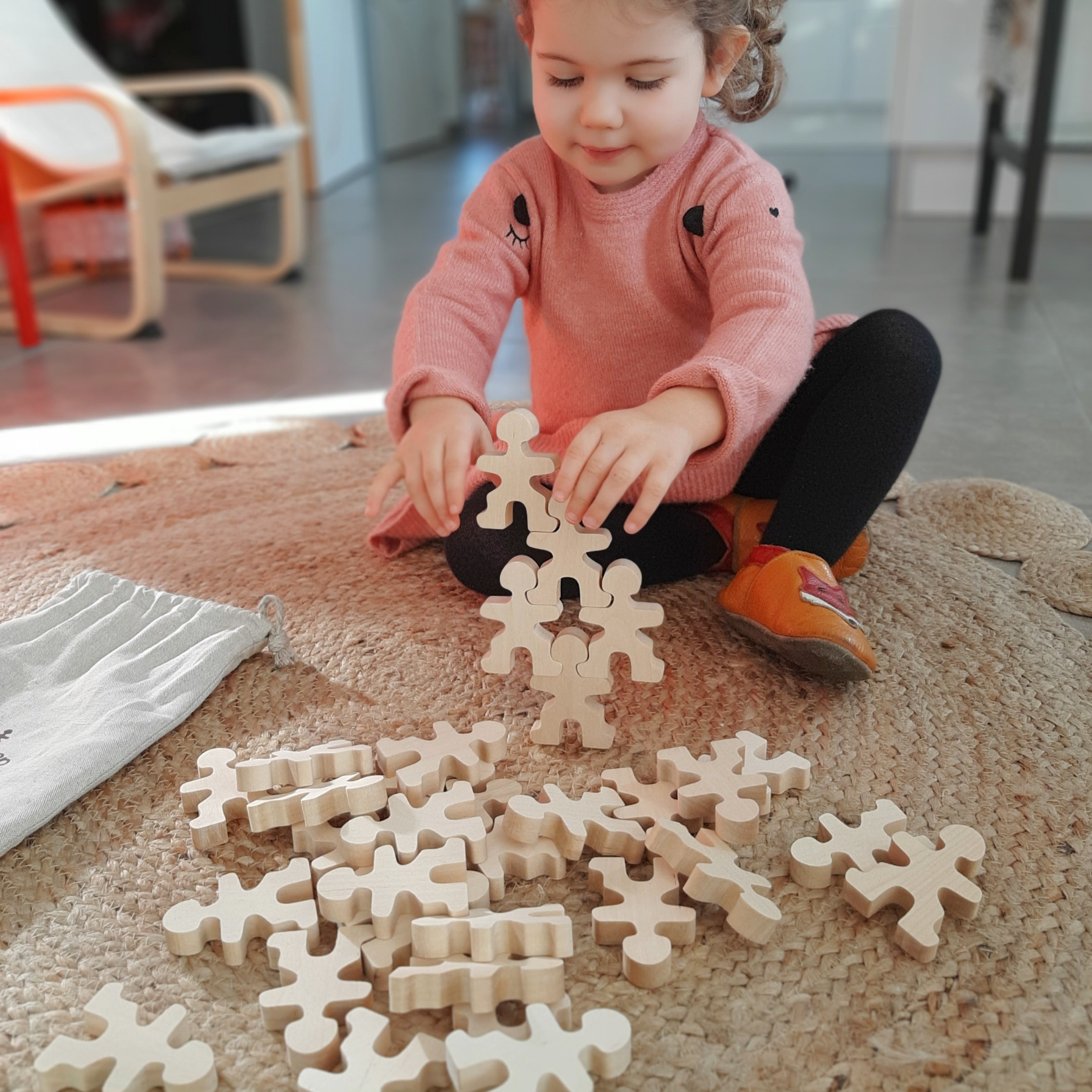 Flockmen® – Montessori Holzfiguren für kreatives Spielen