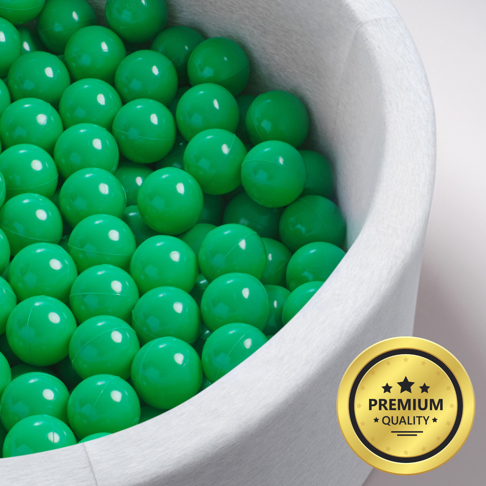 "Pure Balls" 200 einfärbige Bällebad-Bälle, CE-zertifiziert