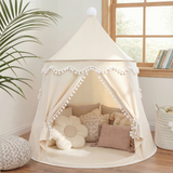 rundes Spielzelt - atmungsaktiv aus Baumwolle & Hanf