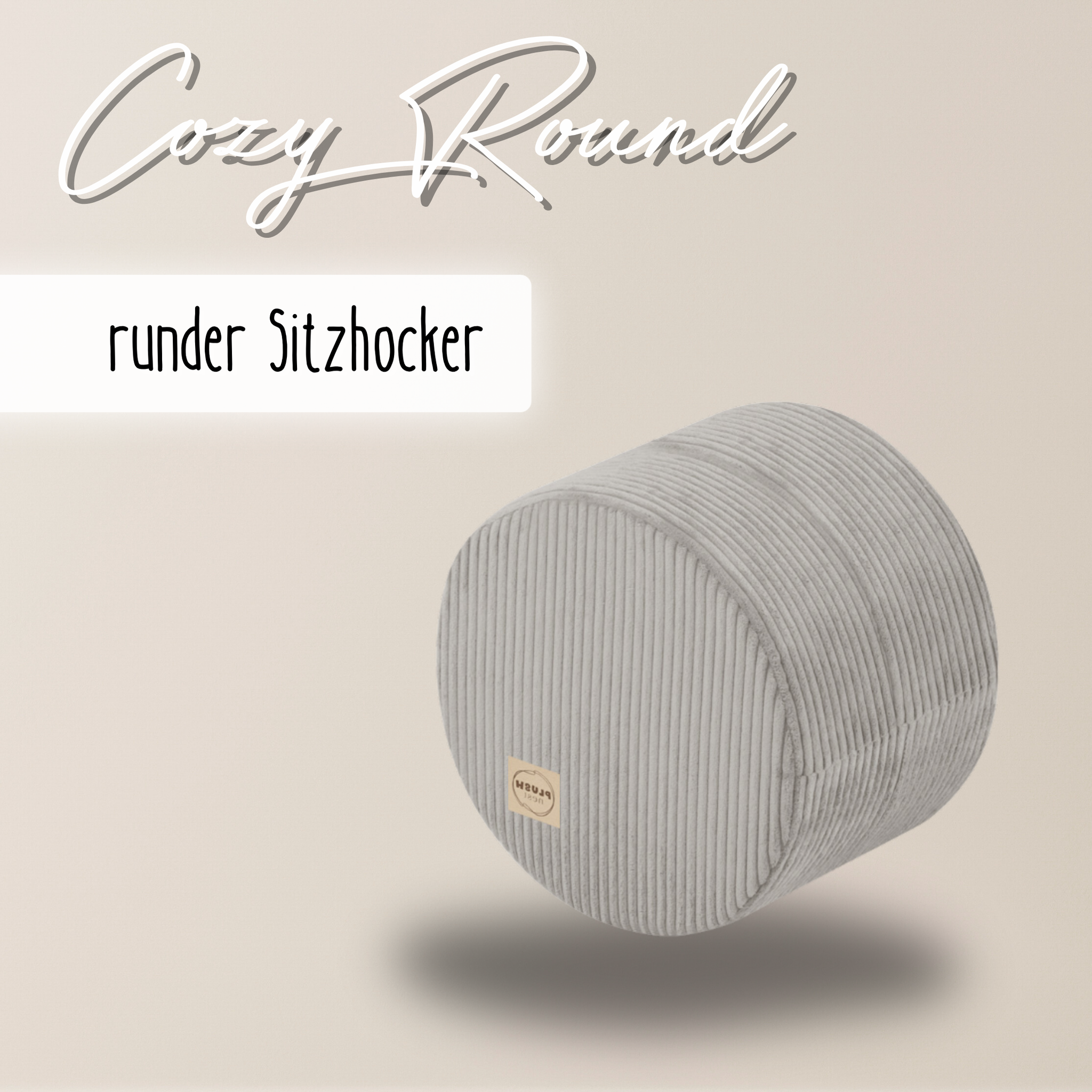 "Cozy Round" Sitzhocker 40x30cm