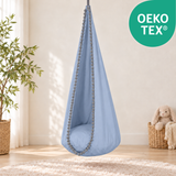 Cocoon Swing – Hängeschaukel aus Baumwolle mit Sitzkissen
