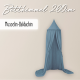 Kinderzimmer-Baldachin 260cm - 100% Musselin-Baumwolle