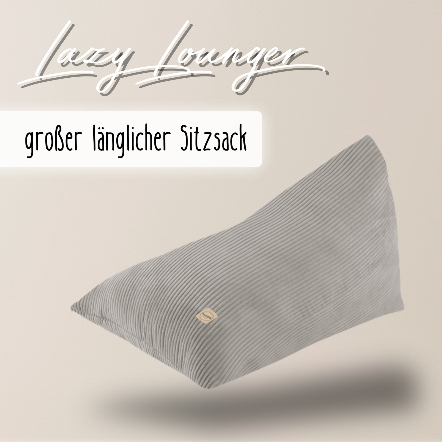 "Lazy Lounger" großer Sitzsack 120x80cm