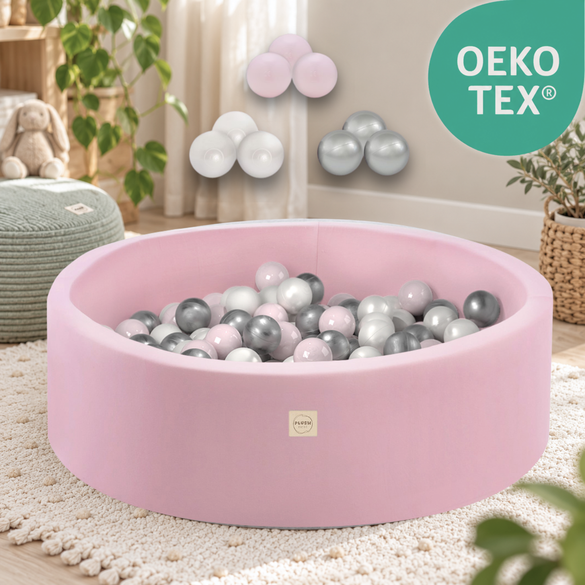 "Cotty Pool" ball pit 90x30cm with 200 balls