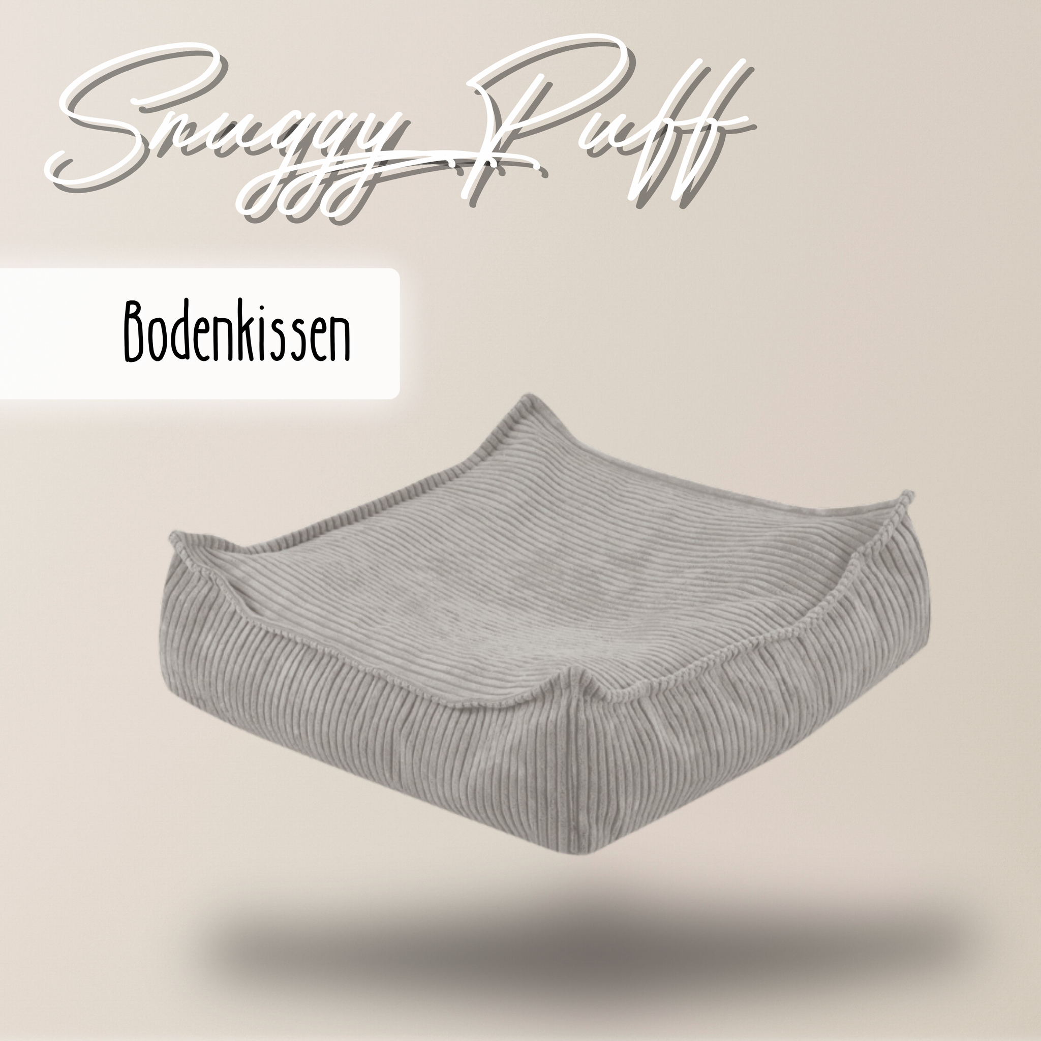 "Snuggy Puff" Bodenkissen 60x60x20cm