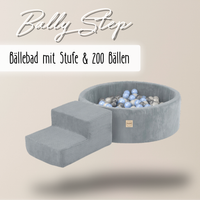 "Bally Step" Bällebad 90x30cm mit Stufe & 200 Bällen