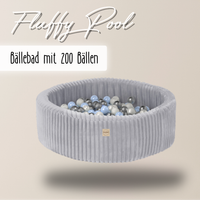 "Fluffy Pool" Bällebad 90x30cm mit 200 Bällen