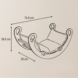 "Mini Rocker" 3in1, Wippe, Kletterbogen & Rutsche 75x39x40cm