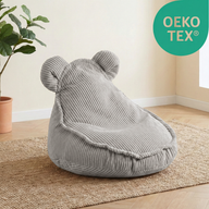 RETOURENARTIKEL: "Huggy Bear" Sitzsack mit Ohren für Kinder 68x45cm
