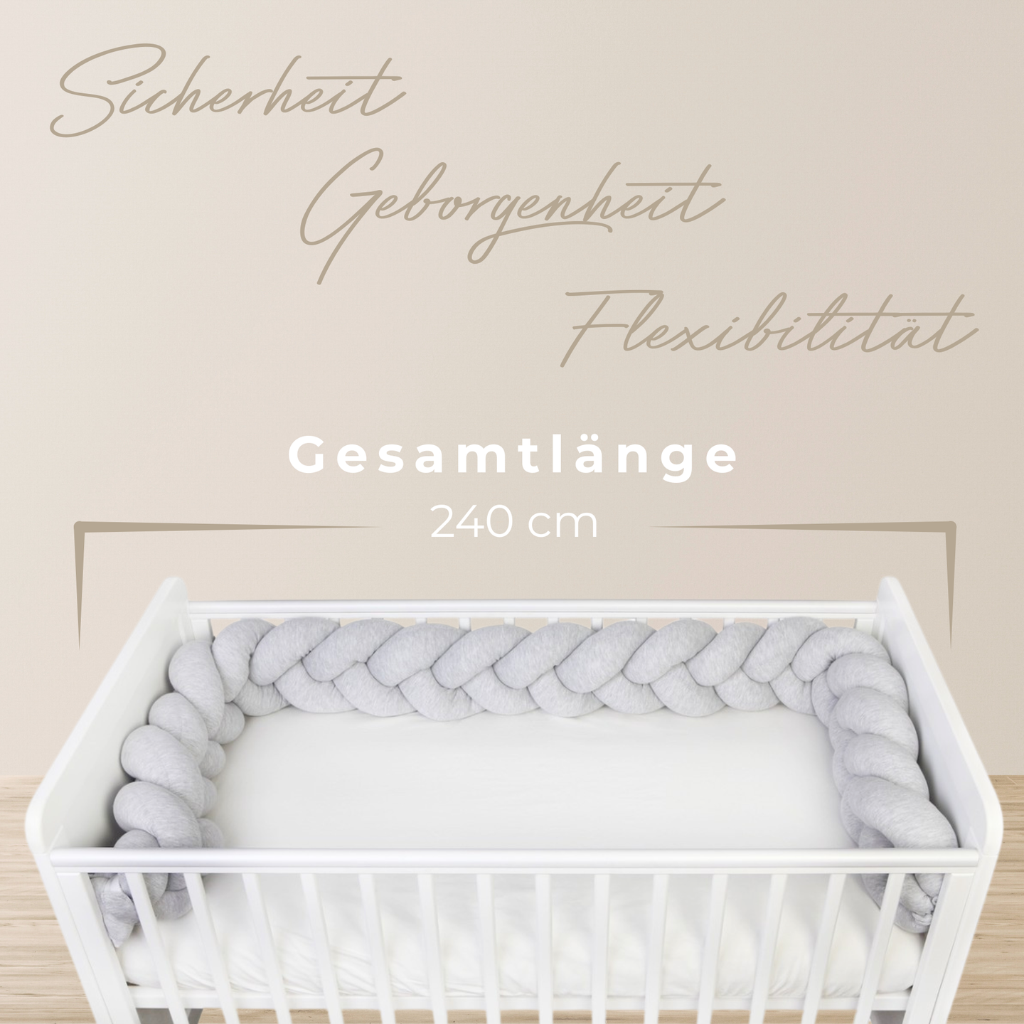 YappyGum - Bettschlange & Babynest 240cm