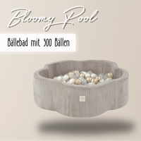 "Bloomy Pool" Bällebad 95x30cm, mit 300 Bällen