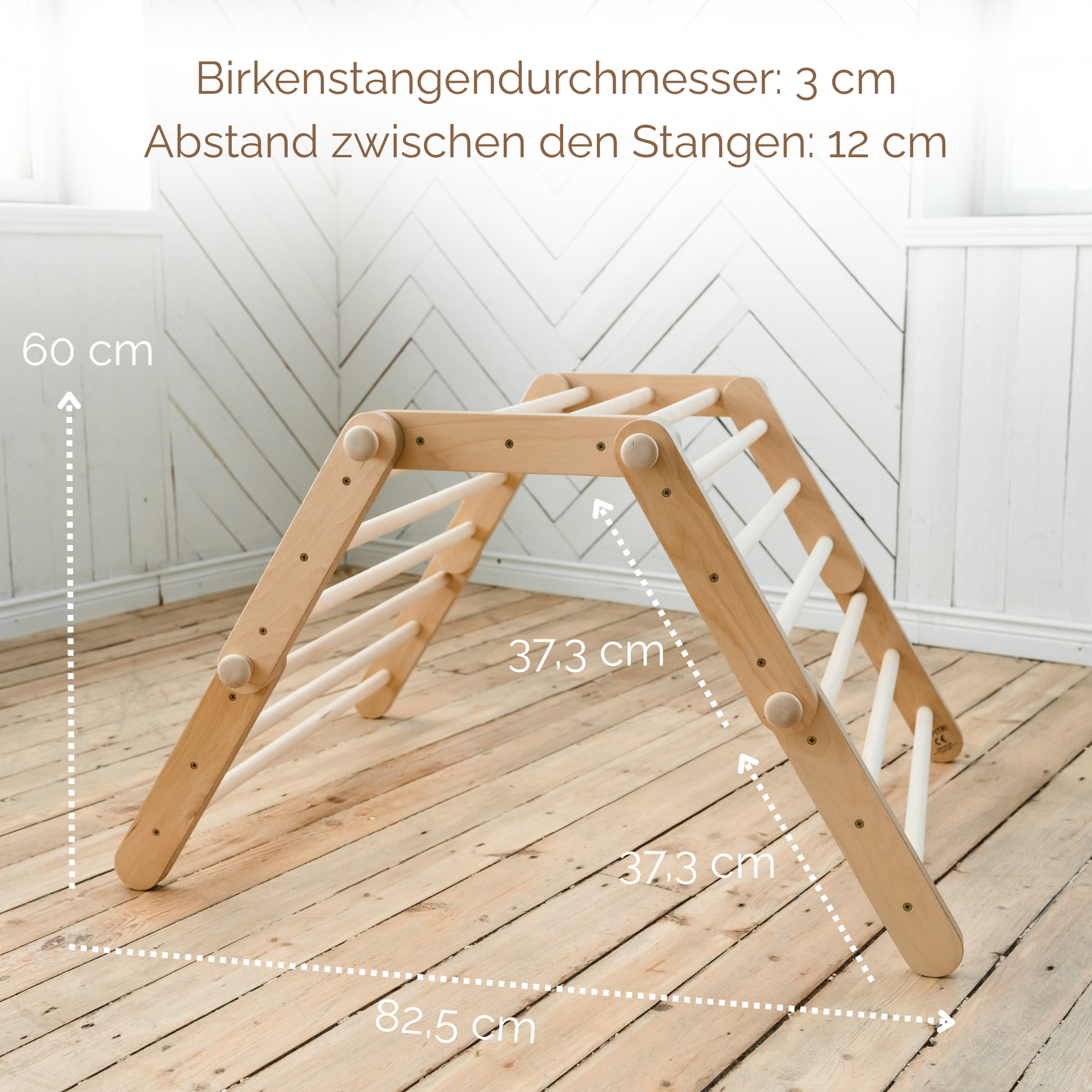 FIPITRI® – Modifizierbarer Montessori Kletterrahmen mit 5 Segmenten