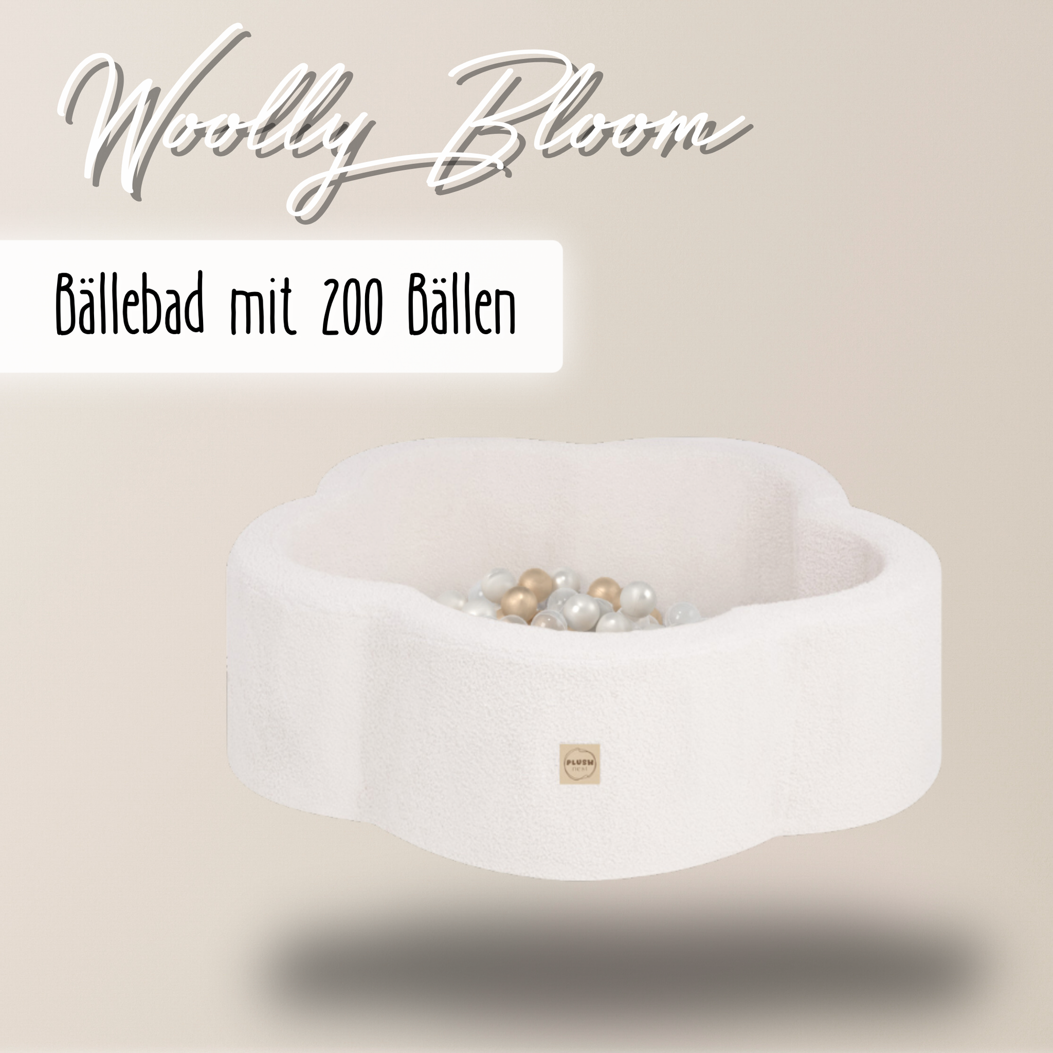 "Woolly Bloom" Bällebad 95x30cm mit 200 Bällen