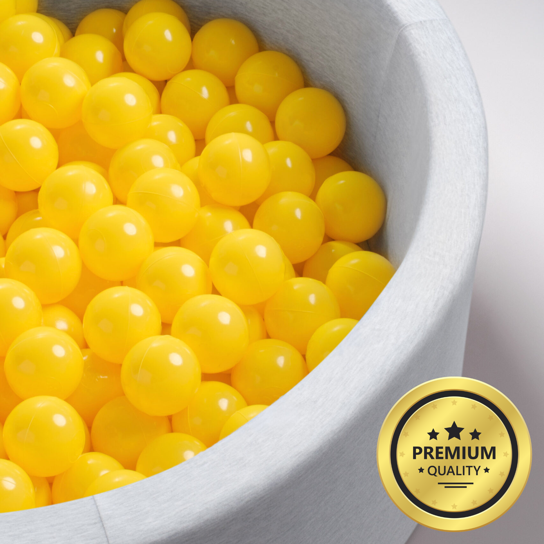 "Pure Balls" 200 einfärbige Bällebad-Bälle, CE-zertifiziert