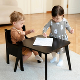 Tulla® Kindertisch – Mitwachsender Montessori Tisch aus Holz