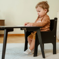 Tulla® Kindertisch – Mitwachsender Montessori Tisch aus Holz