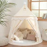 rundes Spielzelt - atmungsaktiv aus Baumwolle & Hanf