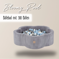 "Bloomy Pool" Bällebad 95x30cm, mit 300 Bällen