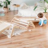 Rutsch- & Kletterrampe – Erweiterung für Klettergerüste & Spielwürfel