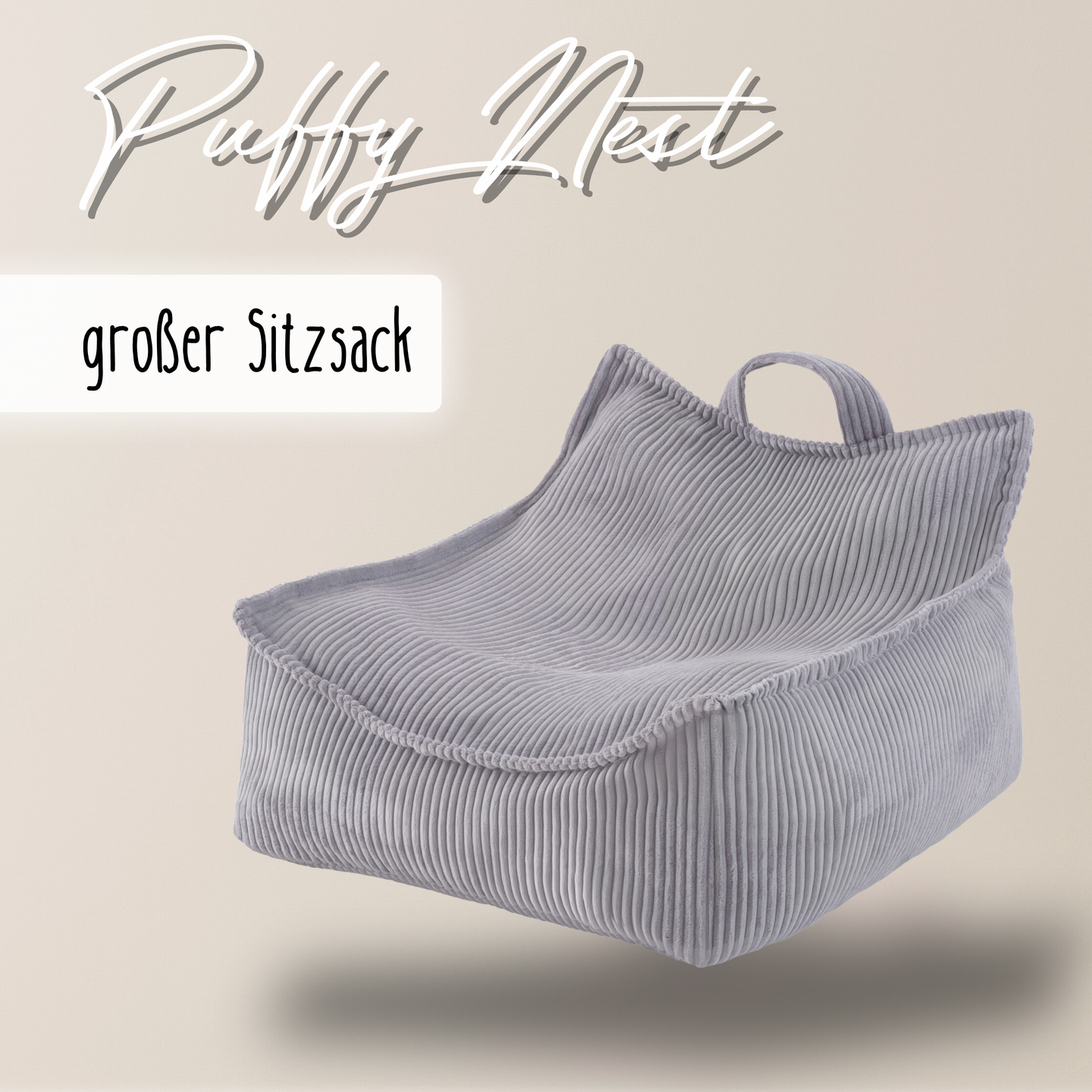 "Puffy Nest" Sitzsack für Kinder 77x67x50cm