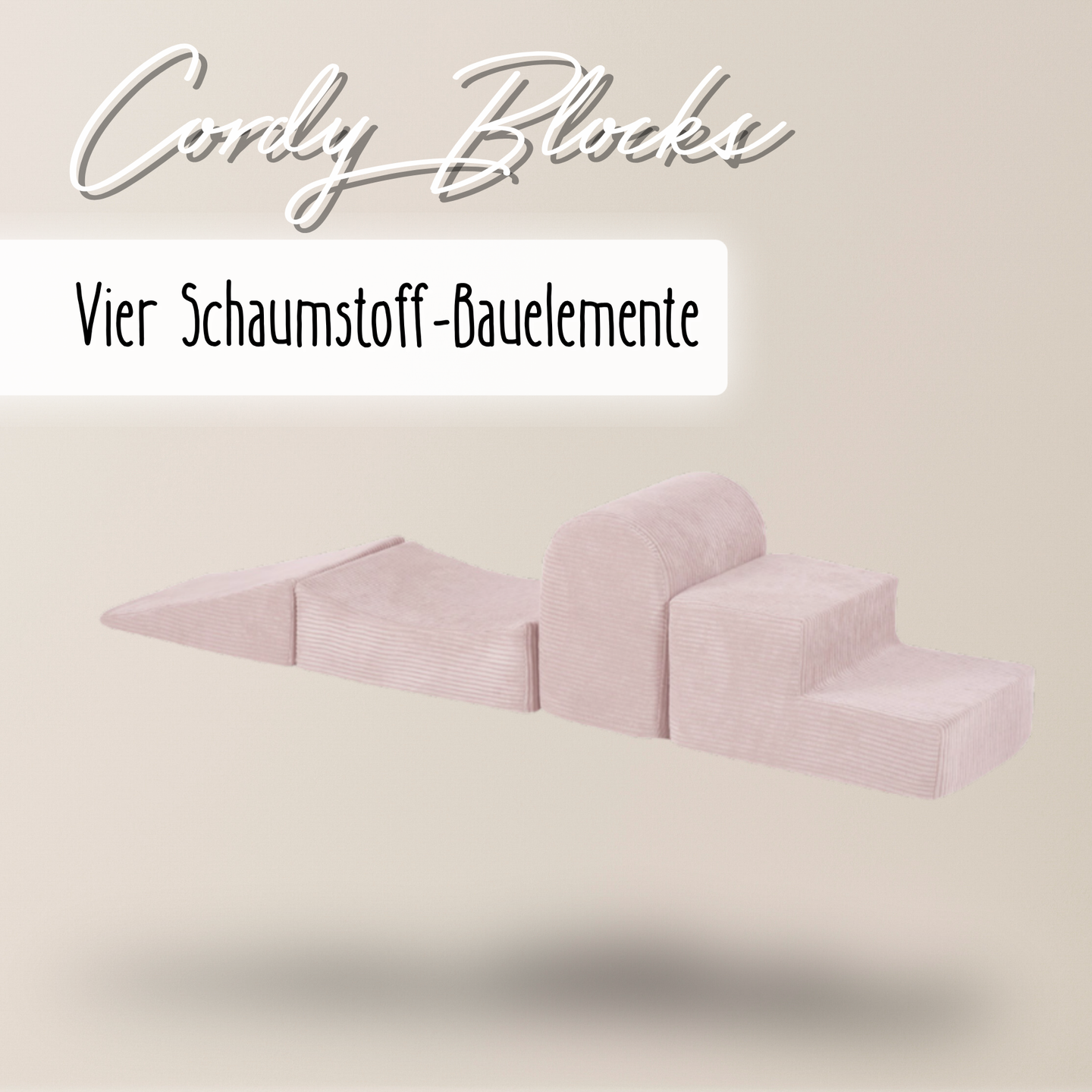 "Cordy Blocks" 4 Schaumstoff-Bauelemente