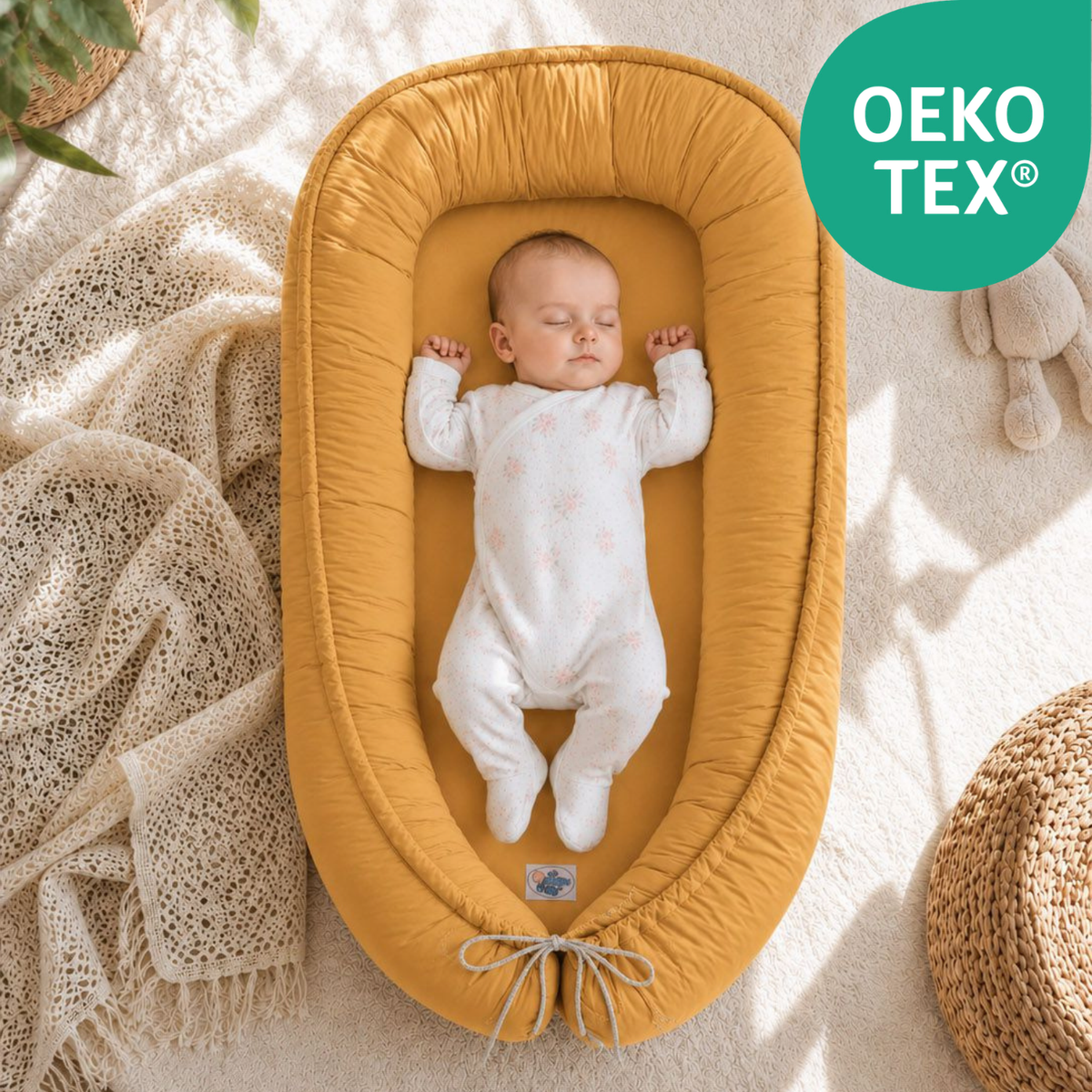 wendbares Babynest Classic - 100% Baumwolle