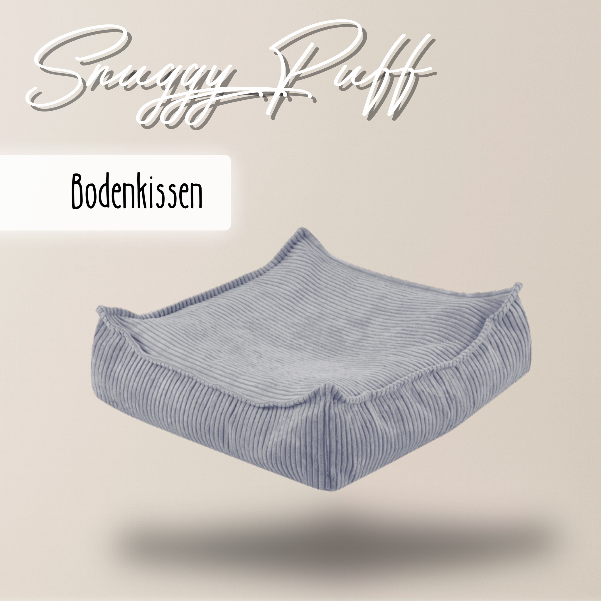 "Snuggy Puff" Bodenkissen 60x60x20cm