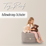 "Toy Pouf" befüllbarer Aufbewahrungs-Sitzhocker 65×30 cm