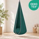 Cocoon Swing – Hängeschaukel aus Baumwolle mit Sitzkissen
