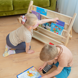 Montessori Bücherregal – Erweiterung für Kletterrahmen MOPITRI® & FIPITRI®
