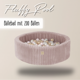 "Fluffy Pool" Bällebad 90x30cm mit 200 Bällen