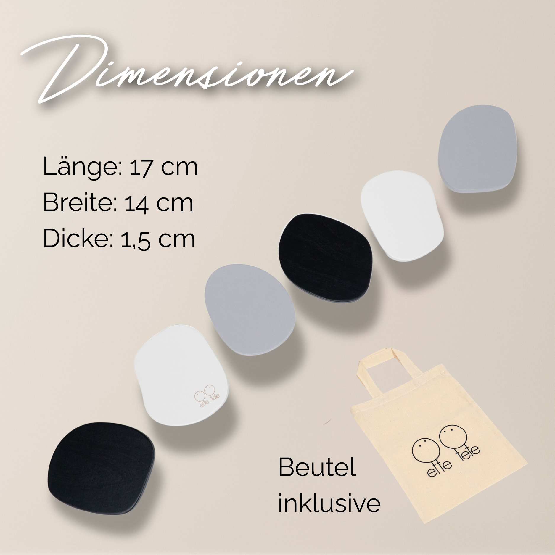 Montessori Balance-Trittsteine aus Holz