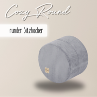 "Cozy Round" pouf 40x30cm