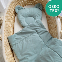 Baby Bettwäsche-Set mit Füllung – Decke & Teddy-Kissen aus 100% Baumwolle