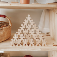 Flockmen® – Montessori Holzfiguren für kreatives Spielen