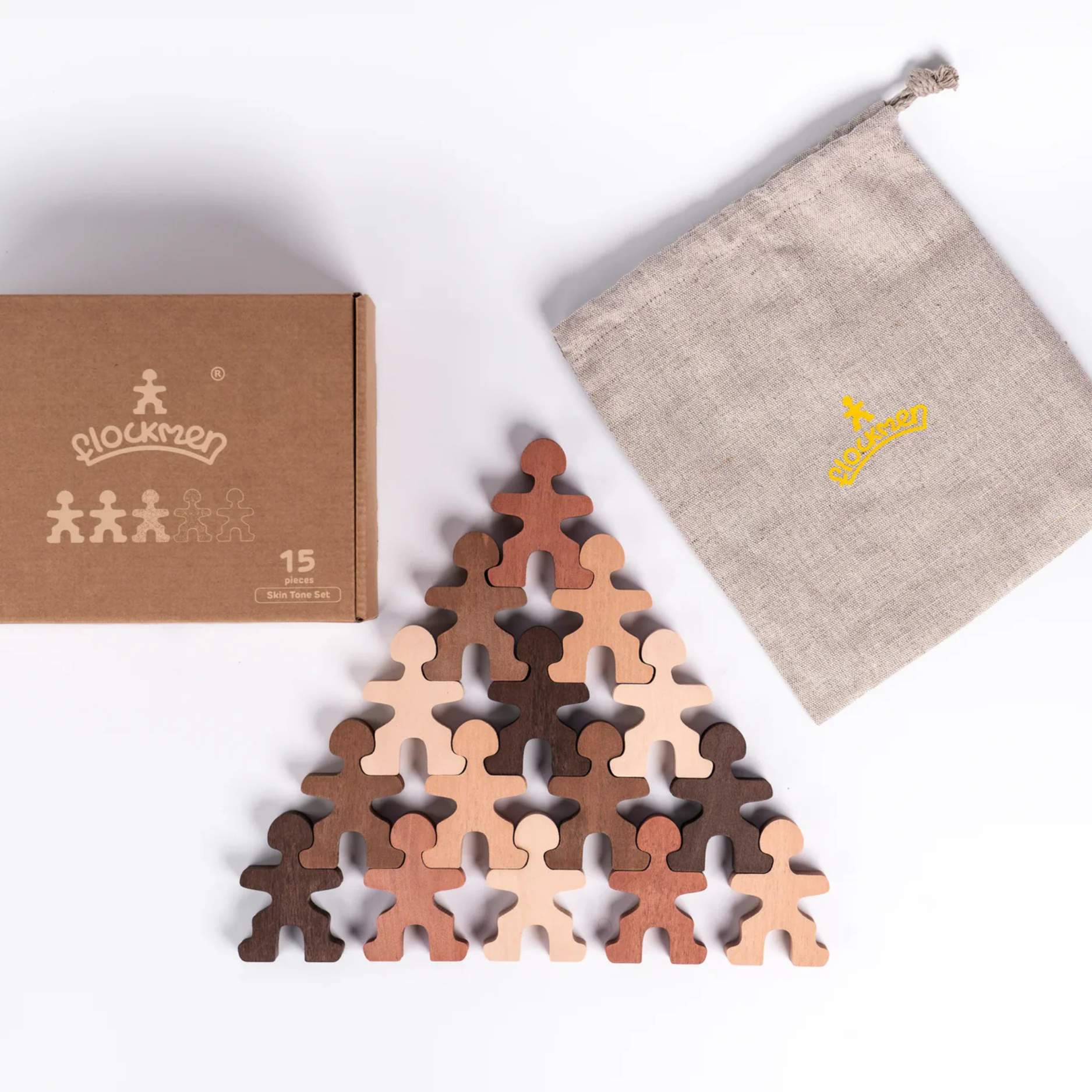 Flockmen® – Montessori Holzfiguren für kreatives Spielen