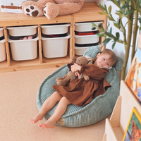 "Huggy Bear" Sitzsack mit Ohren für Kinder 68x45cm