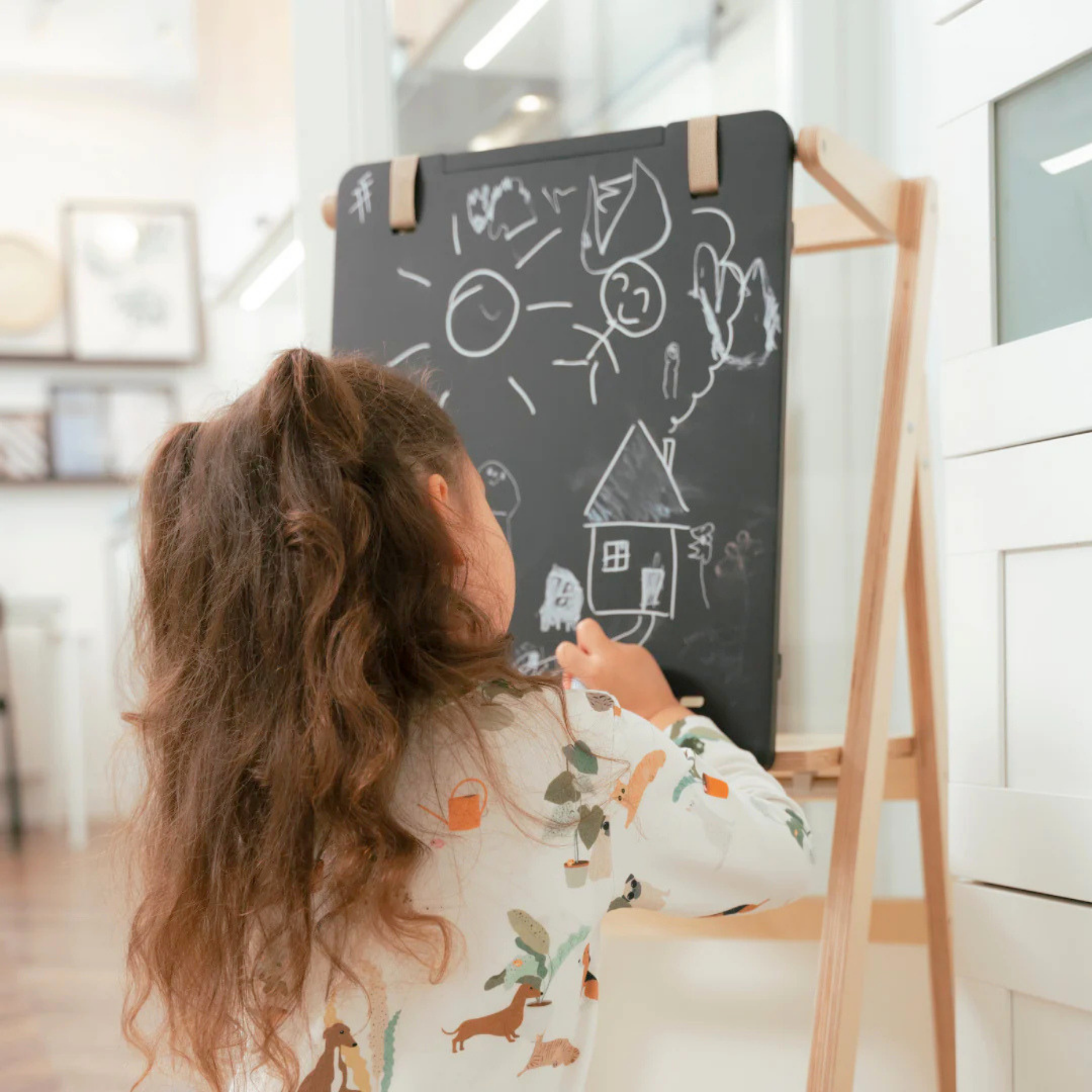 Zweiseitige Maltafel – kreatives Zusatzboard für Lerntürme & Kletterspielzeug