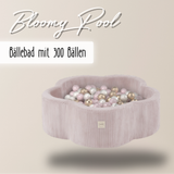"Bloomy Pool" Bällebad 95x30cm, mit 300 Bällen