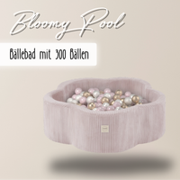 "Bloomy Pool" Bällebad 95x30cm, mit 300 Bällen