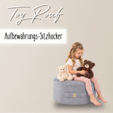 "Toy Pouf" befüllbarer Aufbewahrungs-Sitzhocker 65×30 cm